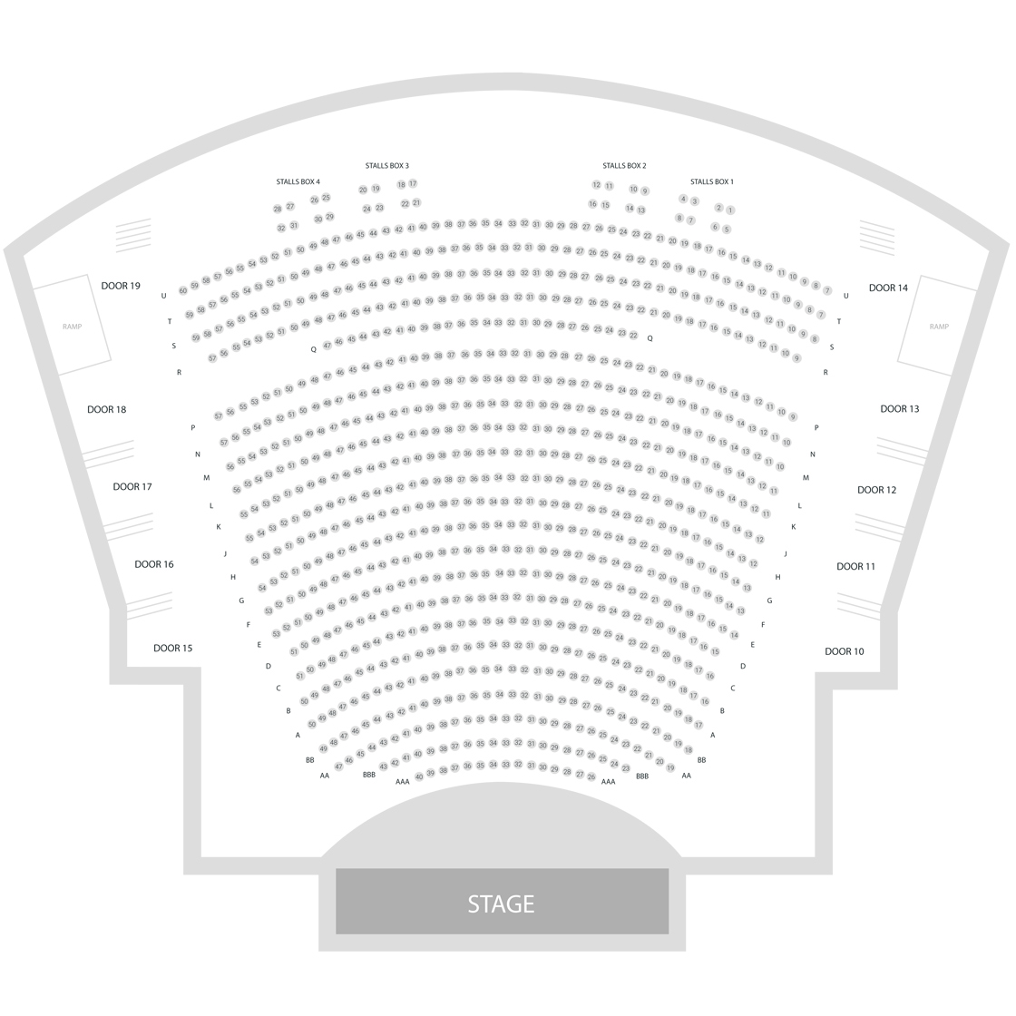 Seating Plan - Sydney Lyric Theatre