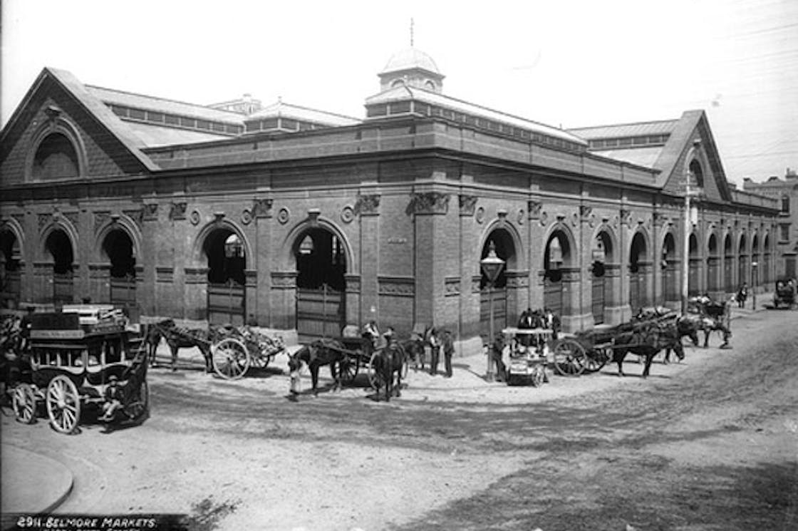 1890s - Early days of Belmore fruit & vegetable markets